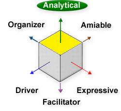Analytical, Amiable, Driver, Expressive, Facilitator, Organizer